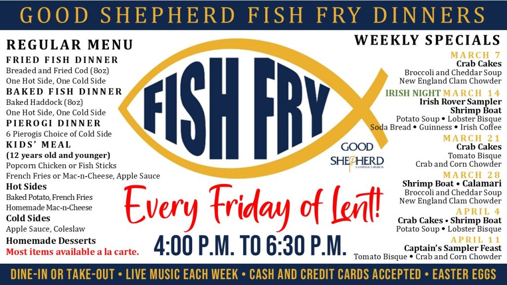 Good Shepherd Fish Fry Dinners