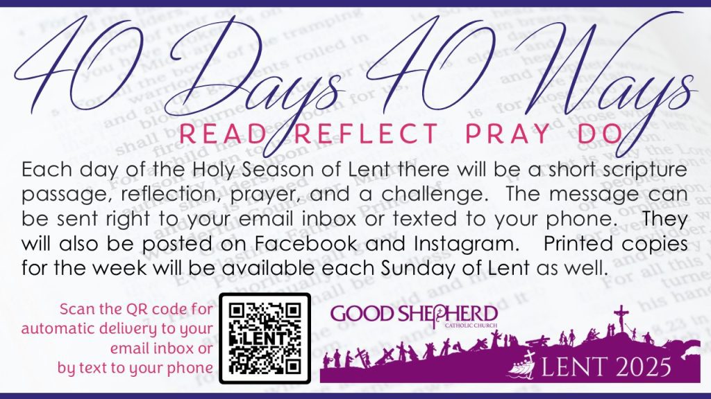 Lent Daily Reflections