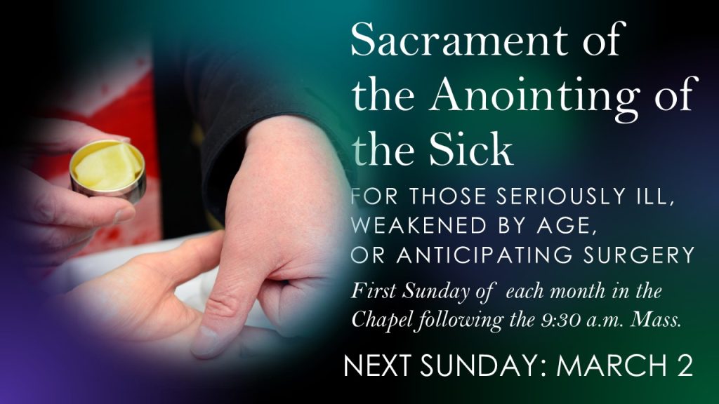 Anointing of the Sick