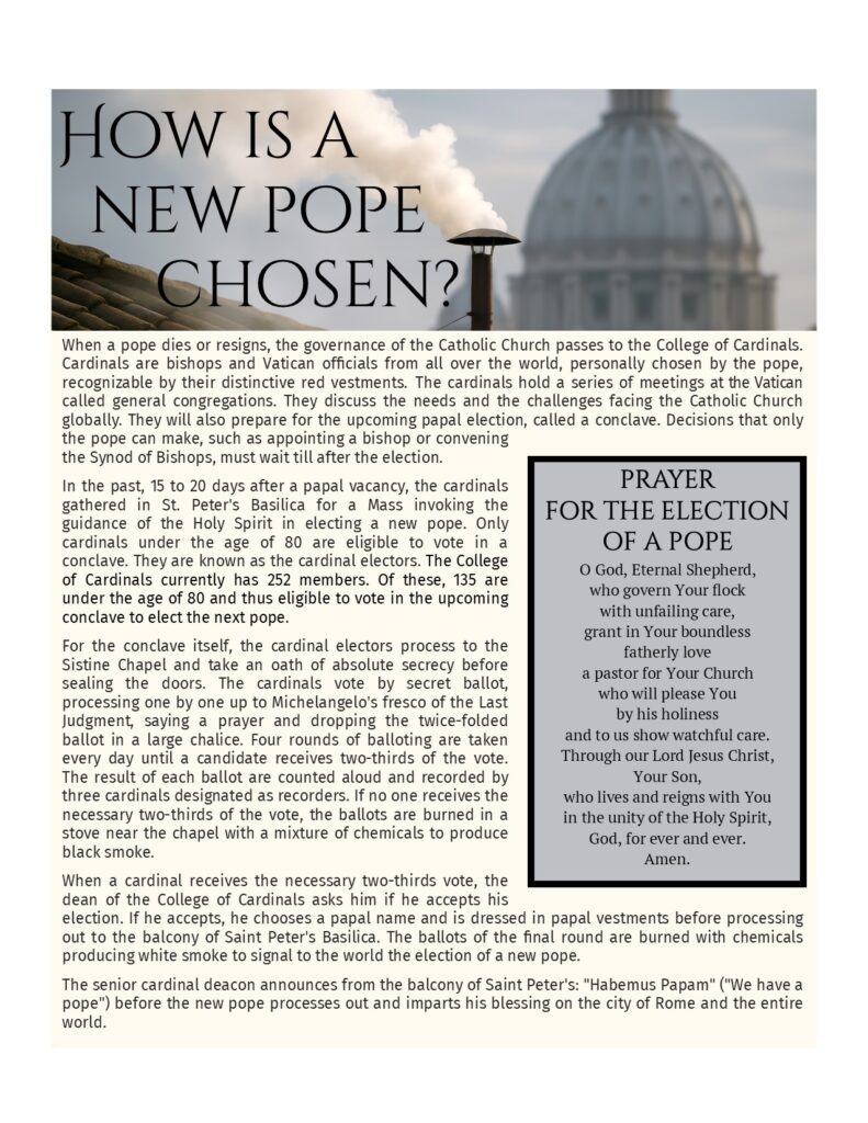 How Is A New Pope Chosen?