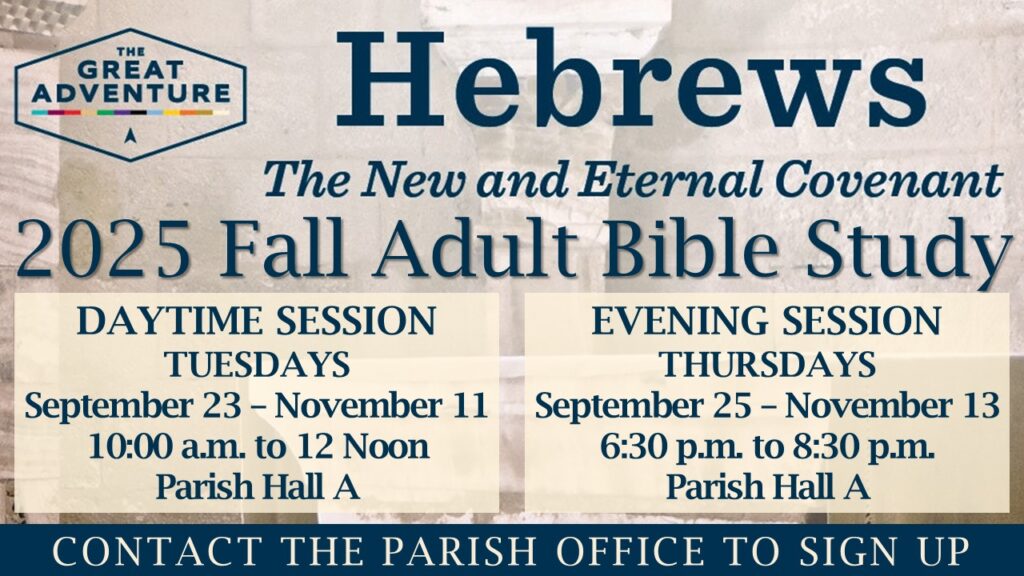 2025 Fall Adult Bible Study