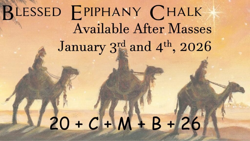 Blessed Epiphany Chalk