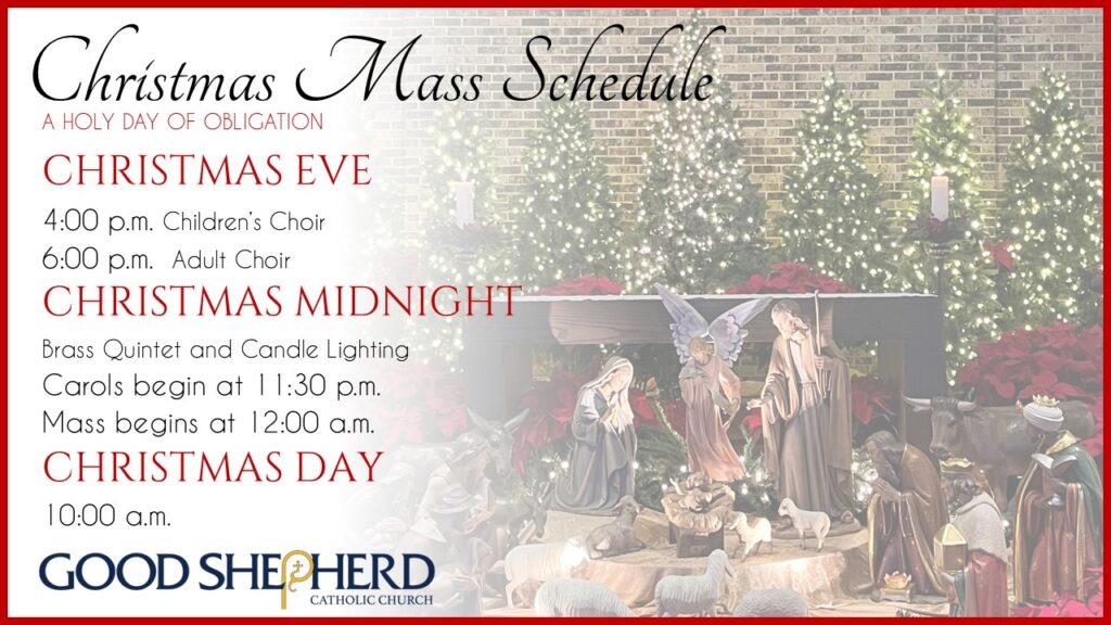 Christmas Mass Schedule