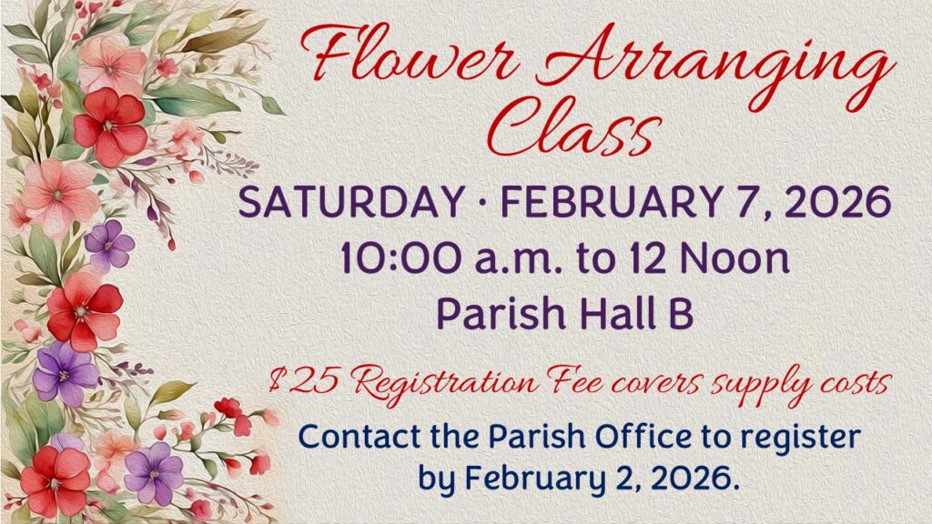 Flower Arranging Class