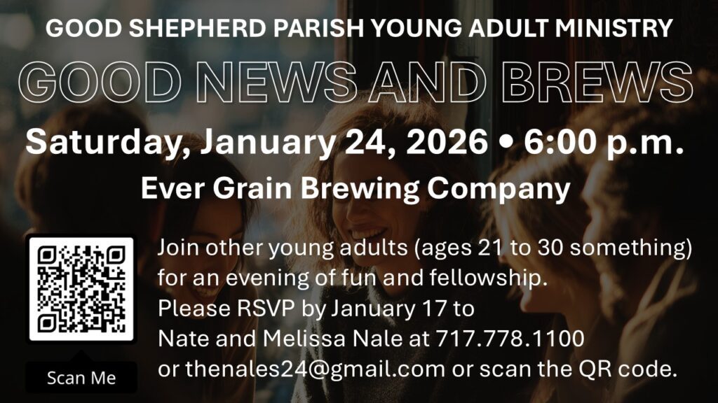 Good News and Brews Young Adult Ministry Event