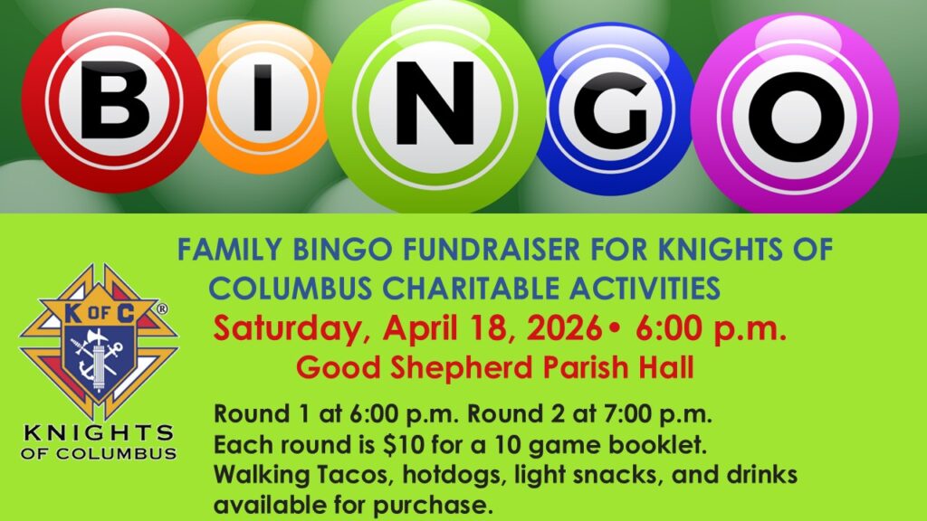 Knights of Columbus BINGO