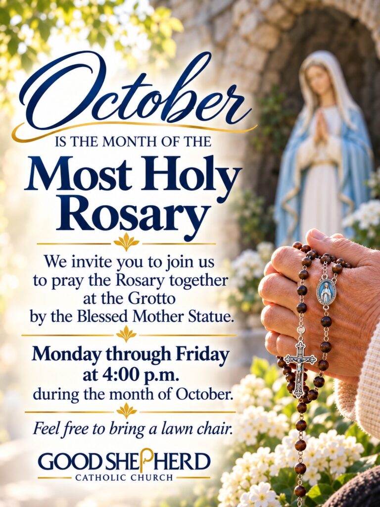 October is the Month of the Holy Rosary